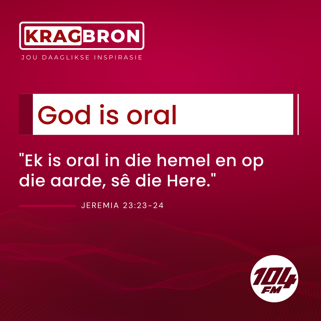 God is oral I Jeremia 23:23-24