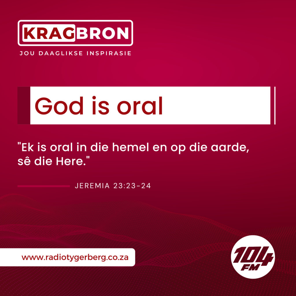 God is oral I Jeremia 23:23-24