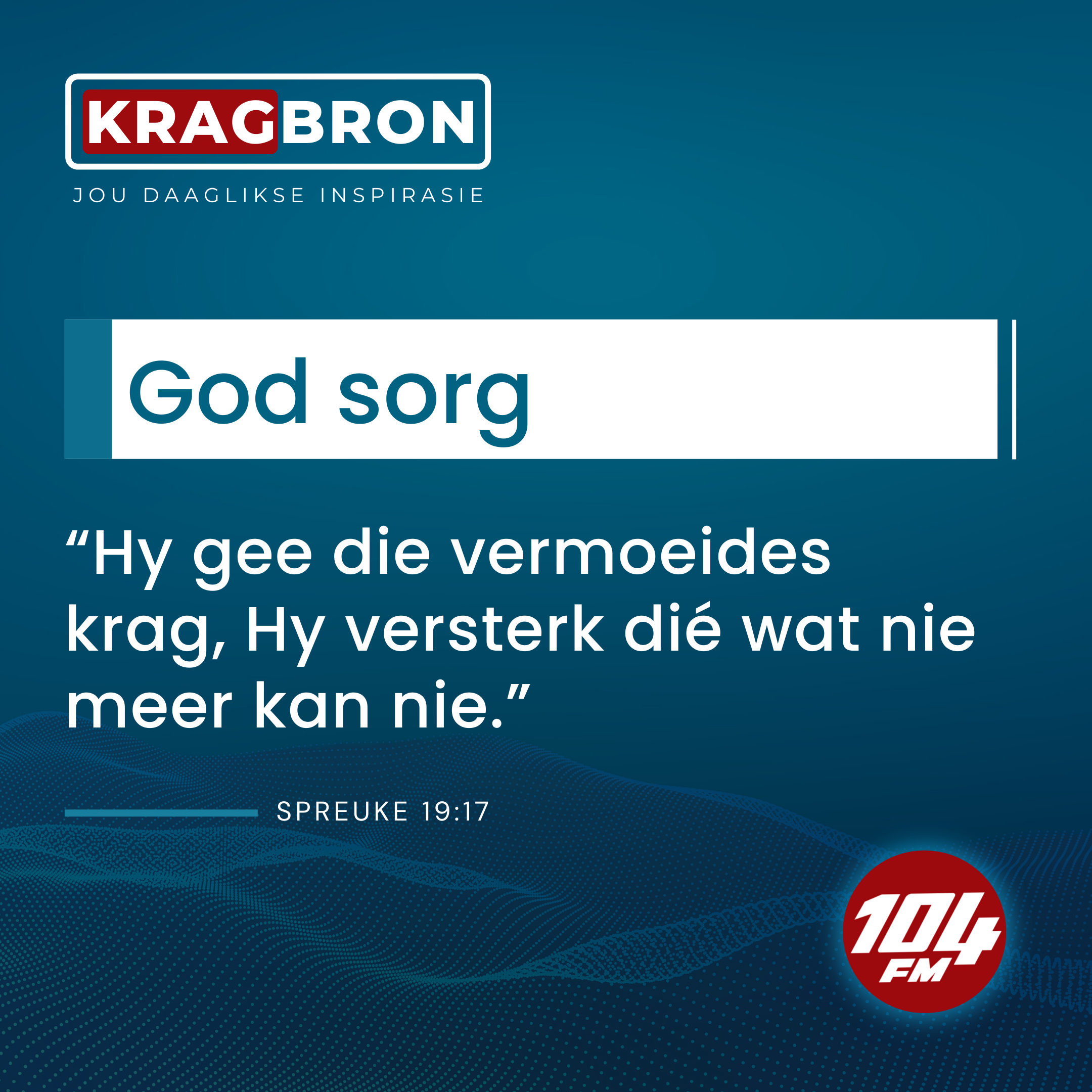 God sorg I Spreuke 19:17
